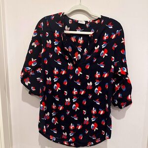 Pixley Top | Stitch Fix | Blouse | Size Medium | Ivy Petal Print  | Long Sleeve